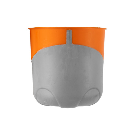 F-tronic Puszka instalacyjna IT 10 sztuka 68 mm podtynkowa z membraną wiatroszczelna 10 sztuka pomarańczowa VDE F-tronic 735 E5000