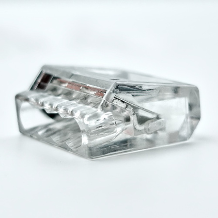 Złączka do puszek instalacyjnych 4x0.5-2.5 mm² VDE DGN 1 sztuka 100 sztuk DG228-3,5-04P-1Y