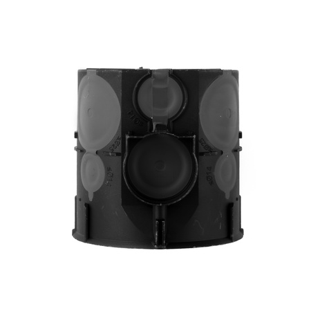 F-tronic Puszka instalacyjna połączeniowa 25 sztuk podtynkowa 2xM20 2xM25 czarna podtynkowa 732 E1072K