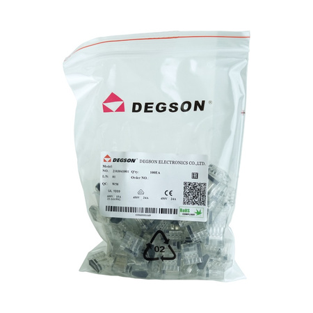 Złączka do puszek instalacyjnych 2x0.5-2.5 mm² VDE DGN 1 sztuka DG228-3.5-02P-1Y-00A