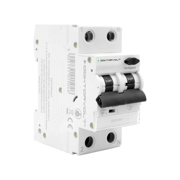 Wyłącznik różnicowoprądowy RCBO z członem nadprądowym B16 30mA 10 kA typ A Doktorvolt DV-5046