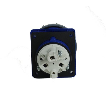 Gniazdo tablicowe skośne CEE 63A/3P 230V IP67 IEGN 6332