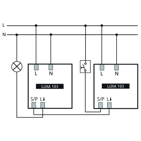 Czujnik obecności LUXA podtynkowy TH-1030052