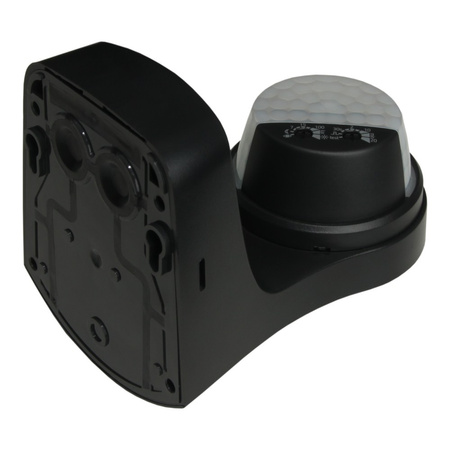 Zewnętrzny ruchomy naścienny czujnik ruchu 180st. IP55 theLuxa S180 czarny TH-N TH-1010506