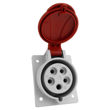 Gniazdo tablicowe skośne CEE 32A 5P IP54 Doktorvolt IEN 3253 DV