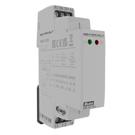 Przekaźnik bistabilny do sterowania oświetlenia z kilku miejsc ELKO MR-41/UNI
