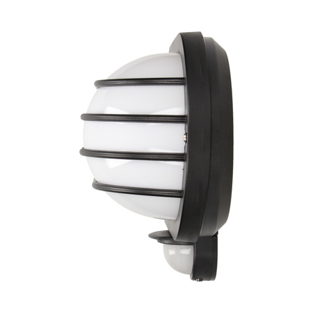 SOLANO. oprawa ogrodowa z czujnikiem ruchu 180st. 1x60W. E27. IP44. plastik. czarna OR-OP-307BE27ZMR