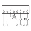 Sterownik rolet dwuprzyciskowy natynkowy / w kasecie rolety F&F STR-21 230V