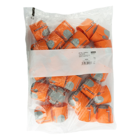 F-tronic Puszka instalacyjna podtynkowa 1 sztuka 68mm połączeniowa pomarańczowa VDE 7360027