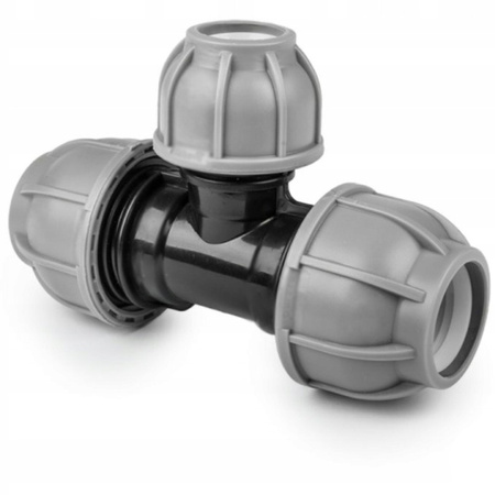 Trójnik do rur PE 50 / 25 / 50 mm PN10 BRADAS DSRA10T5025