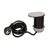 Gniazdo meblowe Ø6cm. wpuszczane w blat z przesuwną pokrywką. ładowarką USB i przewodem 1.9m. 1x2P+Z. 1xUSB (2.4A). 3x1mm2 OR-AE-13124