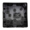Puszka natynkowa IP55 ViPlast Czarna 86x86x40mm VP-02 002-05