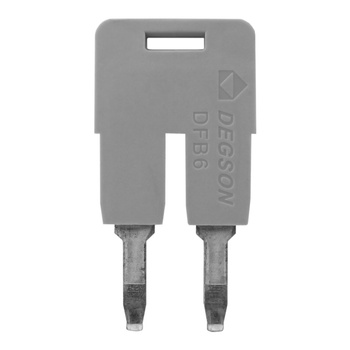 Mostek wtykowy 2-biegunowy do złączek szynowych DS6 DGN DFB6-02P-11-00A(H)