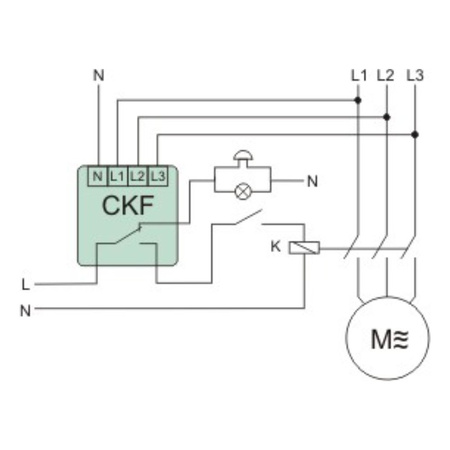 Czujnik zaniku fazy CKF-316 F&F 3164