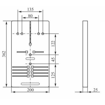 1 lub 3 fazowa tablica licznikowa T-1F/3F-b/z-NOVA E-P 10.11