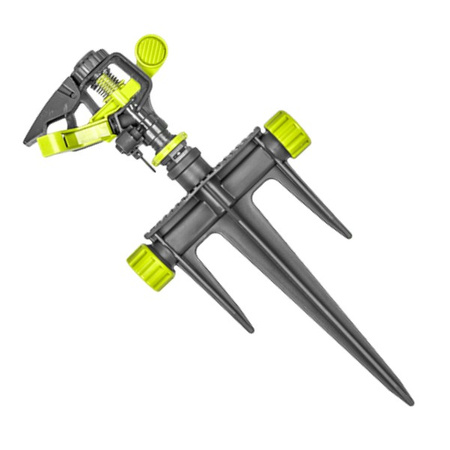 Zraszacz ogrodowy pulsacyjny na kolcu trójzębnym BRADAS LE-6105