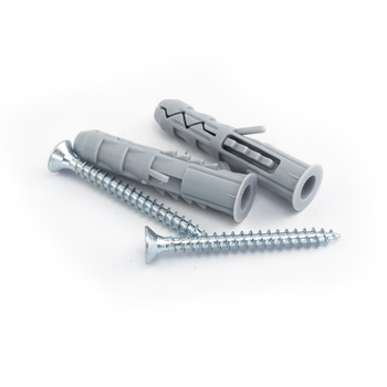 Kołek rozporowy 8x40mm z wkrętem 100sztuk 4x40mm z łbem stożkowym dybel uniwersalny Klimas Wkręt-met KRX-084040