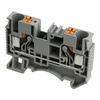 Złączka szynowa przelotowa zaciskowa szara 6mm2 1P UL DS6-01P-11-00A(H)
