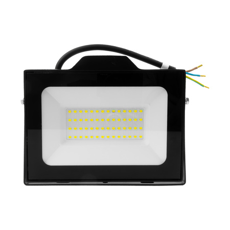 Naświetlacz LED 50W z czujnikiem ruchu czarny IP65 oświetlenie zewnętrzne 5000lm GT-GCR50W-64