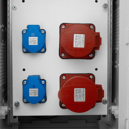 Rozdzielnica budowlana BV-SFI 16/32A 2x230V na fundamencie IP44 erbetka Doktorvolt DV-5039 