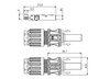 Złącze solarne SL4 żeńskie 4 - 6 mm2 6585