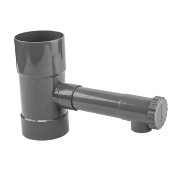 Łapacz deszczówki z zaworem średnica rury spustowej 80 mm IBCLZ1-080