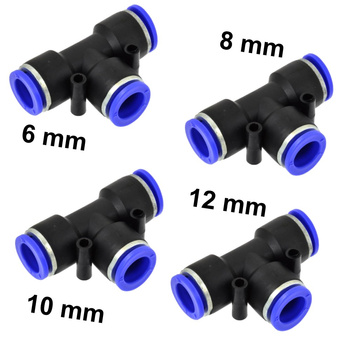 Złączka automatyczna węża PU/PE typ T fi 10 mm G03043