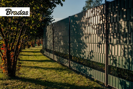 Taśma ogrodzeniowa balkonowa jasnoszara 19cm x 35m + klipsy BRADAS TOB4501935LGYL