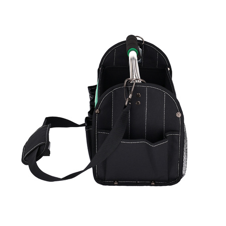 Torba narzędziowa z uchwytem 400×320×200 mm organizer na narzędzia z paskiem na ramię Plastrol T-00661