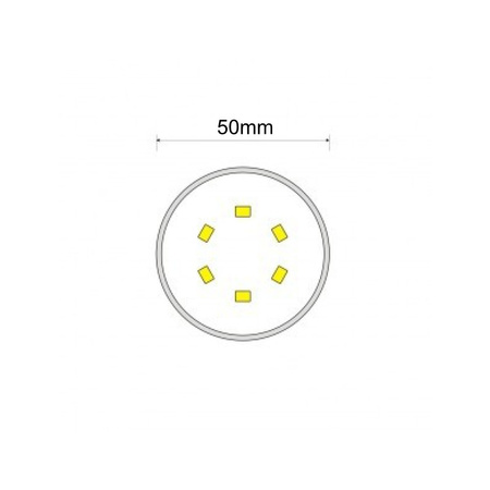 Żarówka LED 1.2W ART GU10 100lm 2900K barwa ciepła biała 1954