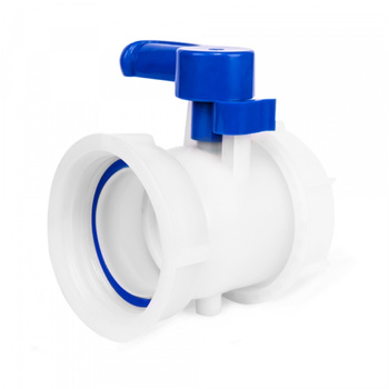 Zawór motylkowy IBC GW S100x8 z wylotem GZ S100x8 Bradas IBCS100F-BTVS100M