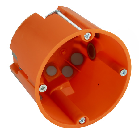 F-tronic Puszka instalacyjna podtynkowa 1 sztuka 68mm połączeniowa pomarańczowa VDE 7360027