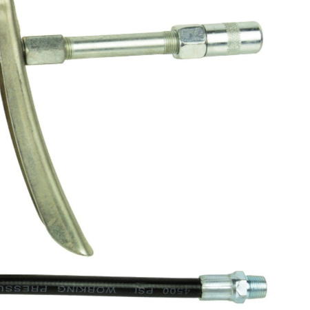 Pistolet do towotnicy nożnej metalowy i gumowy wężyk G01123A