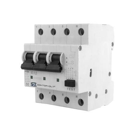 Wyłącznik nadprądowy PFB4 63A10kA 4P 50Hz bezpiecznik SEZ 0090 0090697
