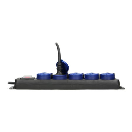 Przedłużacz warsztatowy bryzgoszczelny z wyłącznikiem 5m Schuko OR-AE-13159(GS)/5M