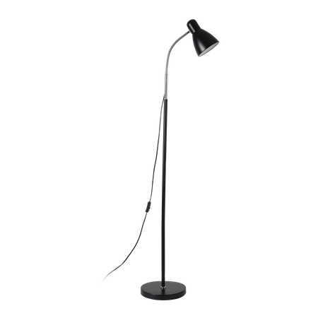 Lampa stojąca podłogowa LAR max 20W E27 155 cm czarna LS-1/B