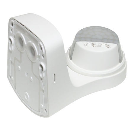 Zewnętrzny ruchomy naścienny czujnik ruchu 180st. IP55 theLuxa S180 biały TH-N TH-1010505