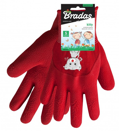 Rękawice ochronne lateks rozmiar 4 BRADAS RWDKI4