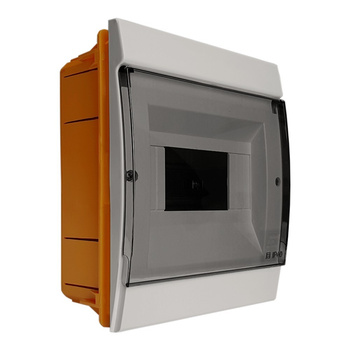 Rozdzielnica podtynkowa 6 modułowa IP40 szara M-L 970.06