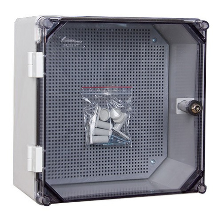 Uni-0/T obudowa UNIbox z płytą montażową transparentna pokrywa IP65 E-P 43.00