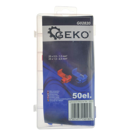 Szybkozłączki elektryczne 50el.(20) G02820