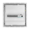 Rozdzielnica modułowa podtynkowa 1x12 zabezpieczona 8xMCB 1xRCCB VDE okablowana skrzynka elektryczna Hager 356x348x98mm Doktorvolt DV-6197-PT