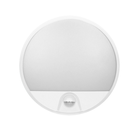 AGAT LED 10W. oprawa ogrodowa z czujnikiem ruchu 140st. 850lm. IP54. 4000K. biała OR-OP-6111WLPMR4