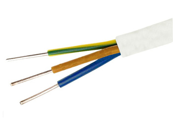 Przewód YDY 3x2,5 450/750V biały 100m 1 krążek kabel okrągły 0454 0001-00010-83160