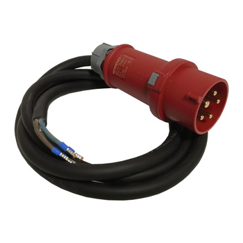 2m Przewód przyłączeniowy z wtyczką 16A/5P kabel 5x2,5mm² DV-2930-PP16