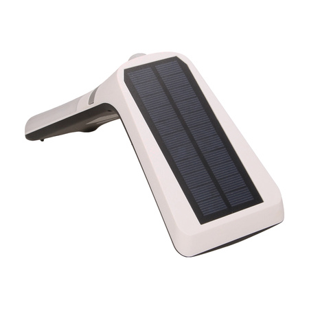NOCTURNE LED 2W. lampa solarna z czujnikiem ruchu 120st. 240lm. IP65. 4000K. 1200mAh. podwójne źródło światła. biała OR-SL-6107WLR4