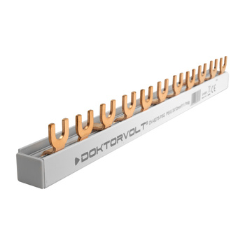 Szyna łączeniowa grzebieniowa PS/G 3-fazowa 11-modułowa 12mm2 80A DV 6275