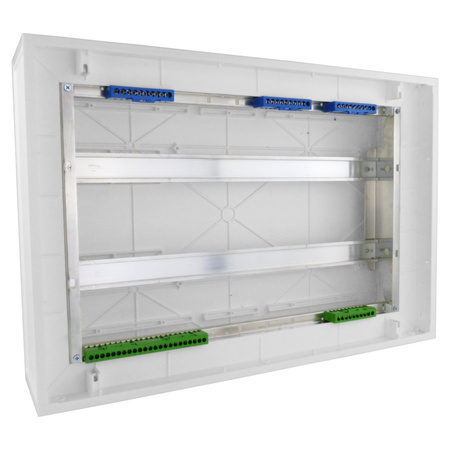 Rozdzielnica podtynkowa DARP-48 48 modułowa 2x24 IP54 z aluminiowymi drzwiami E-P 9.224