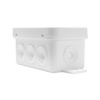 Puszka natynkowa 8-wlotowa wym/zew 80x45x41 mm IP54 biała ViPlast 038-01