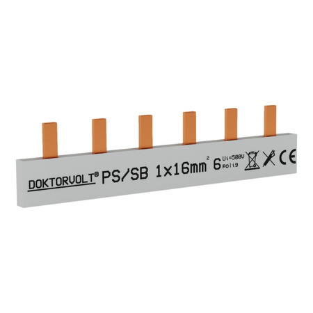 Szyna łączeniowa sztyftowa PS/S 1F 6Mod 16mm2 DV-5101-PSS